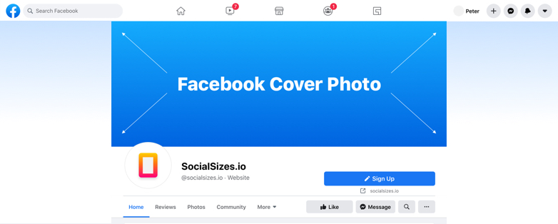 Cover size facebook 2021 photo Facebook Size